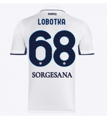 SSC Napoli Stanislav Lobotka #68 Segunda Equipación 2024-25 Manga Corta